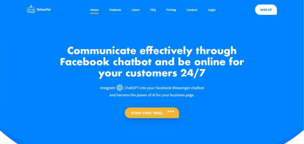 Botsurfer-AI-App-Homepage