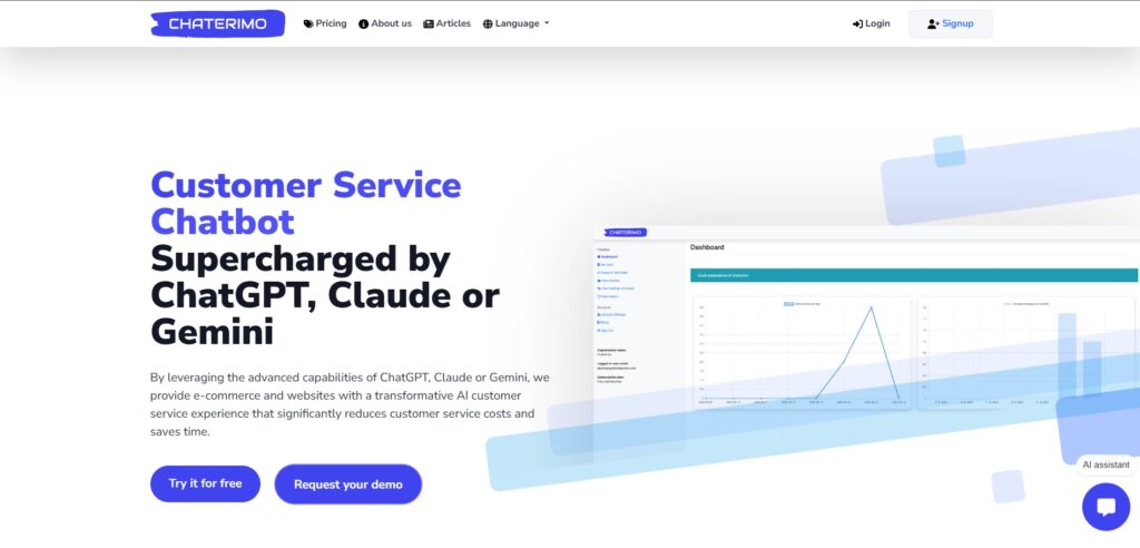 Chaterimo-AI-App-Homepage