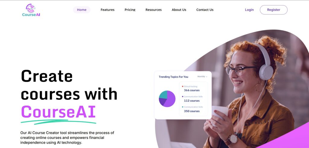 CourseAI-App-Homepage