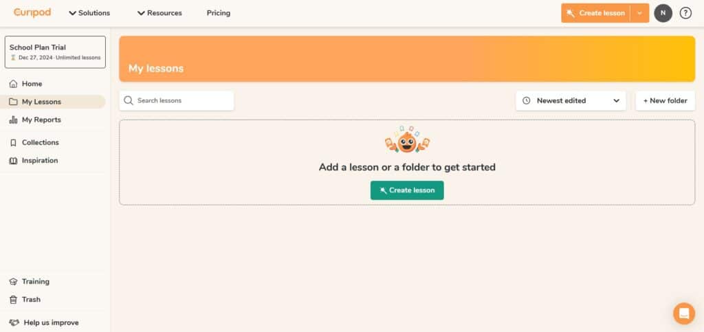 Curipod-AI-AppMy-Lessons