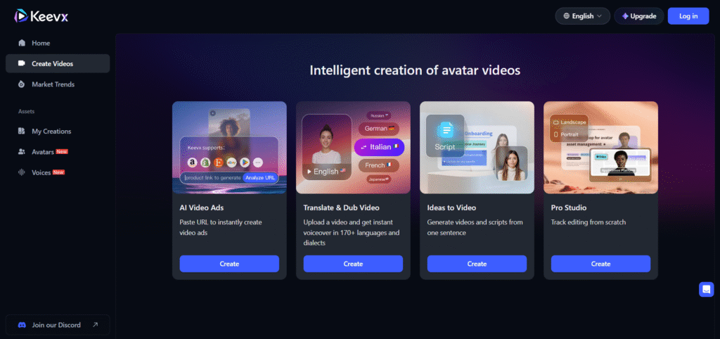 Keevx AI App Create Videos