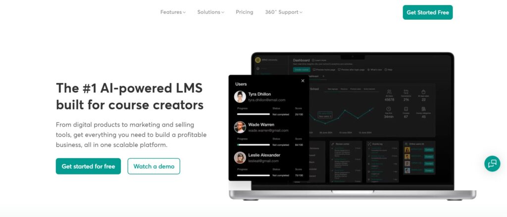LearnWorlds-AI-App-Homepage