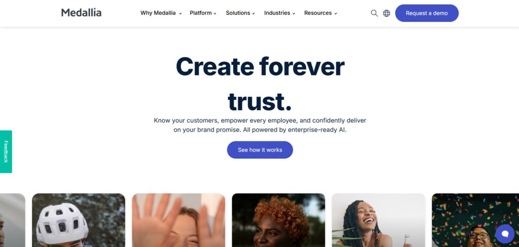 Medallia-AI-App-Homepage