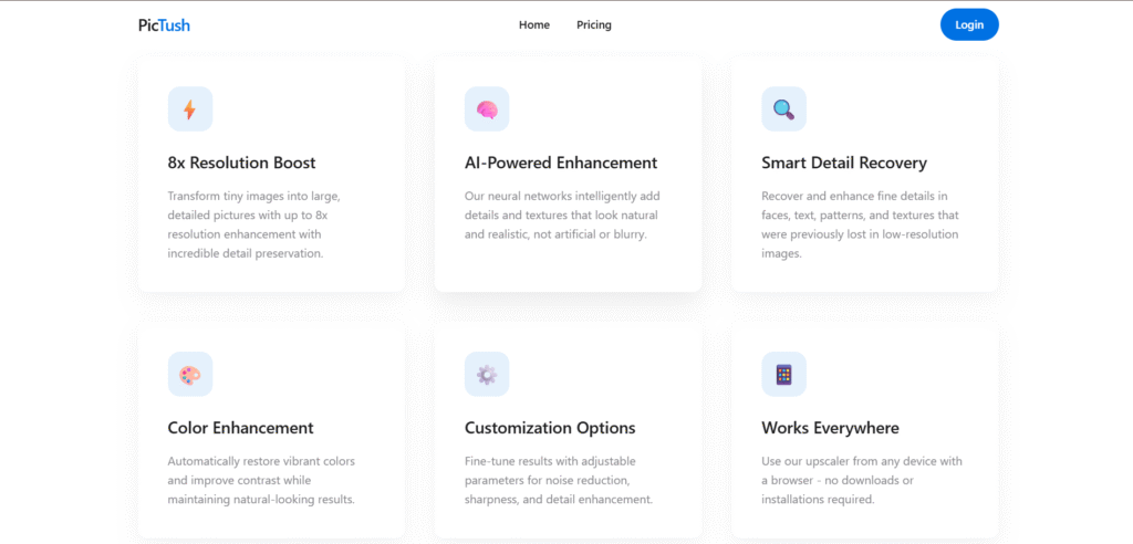 Pictush ai app features