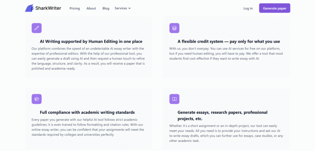Sharkwriter ai app support