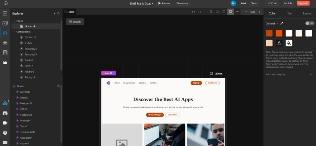 Teleporthq-AI-App-Generated-Website