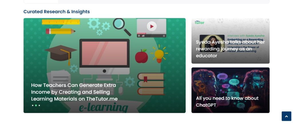 Tutorme-AI-App-Curated-Insights
