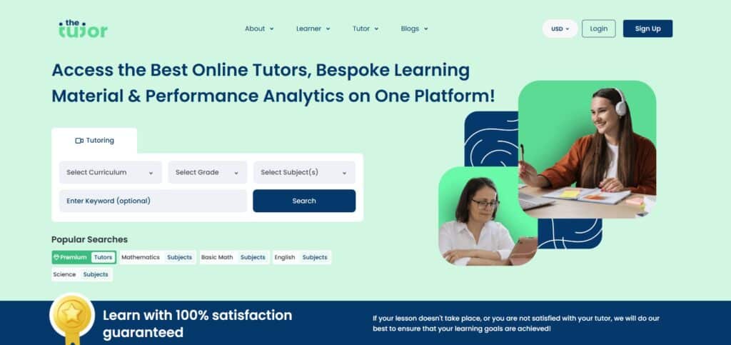 Tutorme-AI-App-Homepage
