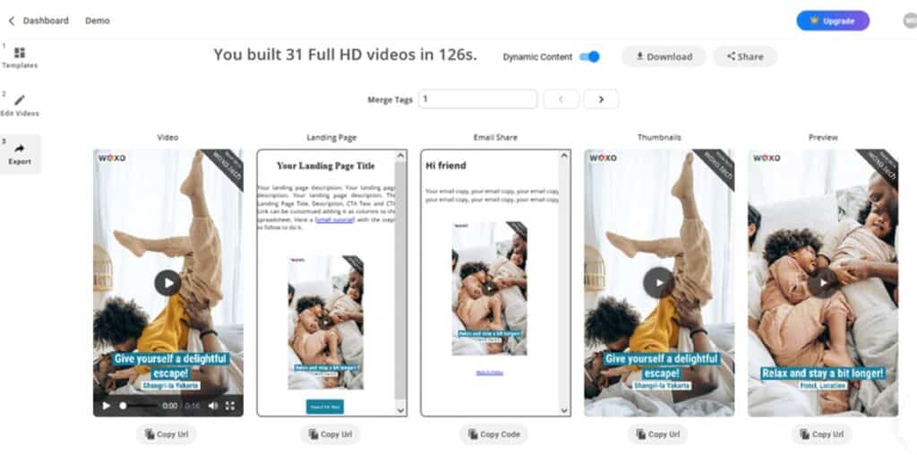Woxo-AI-App-Generated-Videos
