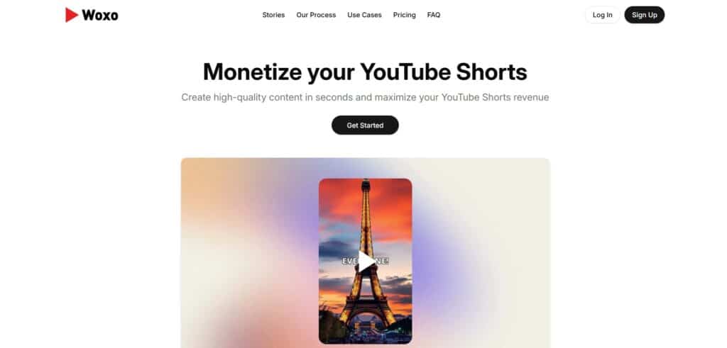 Woxo-AI-App-Homepage