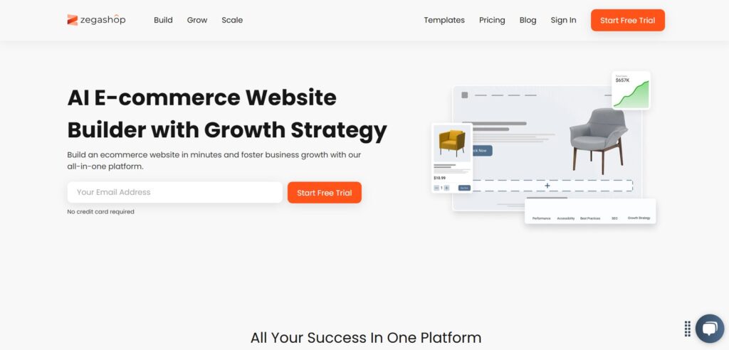 Zegashop-AI-App-Homepage