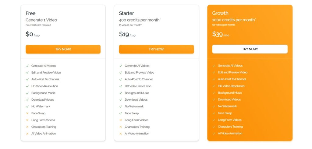 aireelgenerator-AI-App-pricing