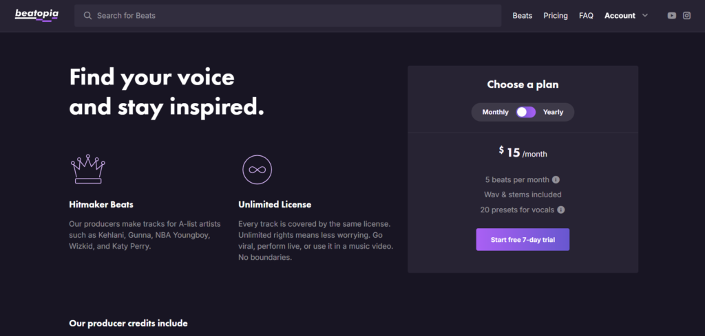 beatopia-ai-app-pricing