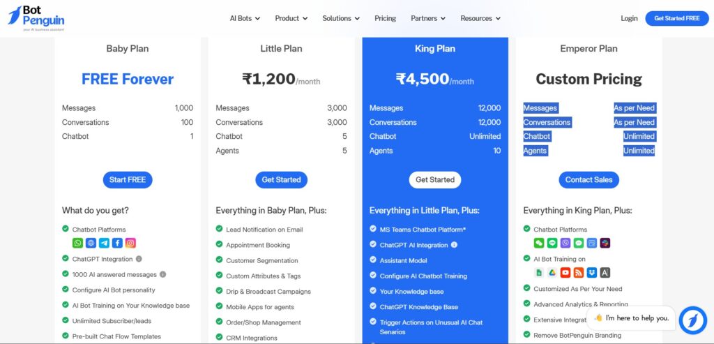 botpenguin-AI-App-pricing