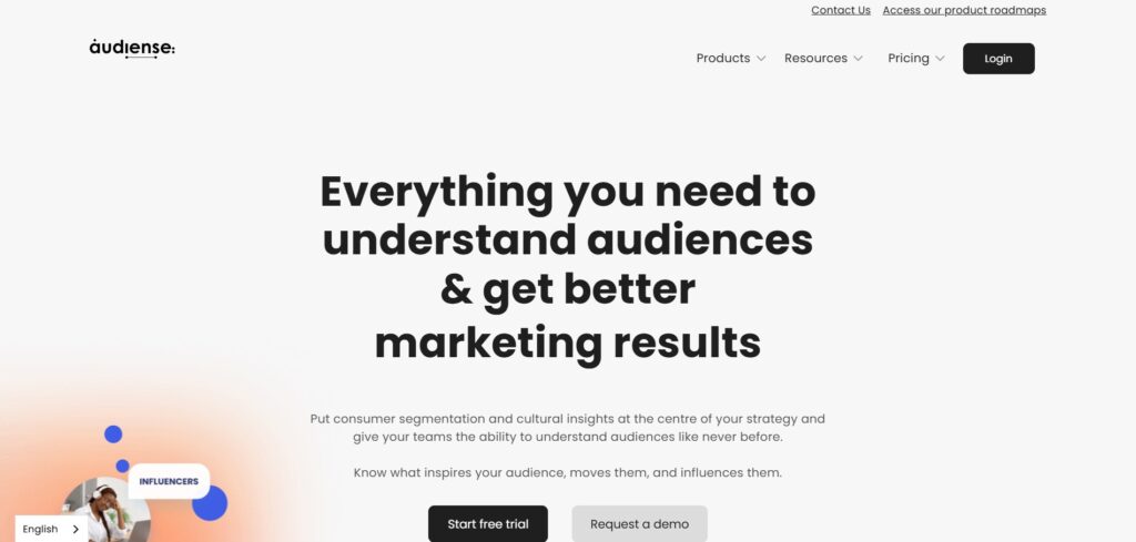 Audiense-AI-App-Homepage