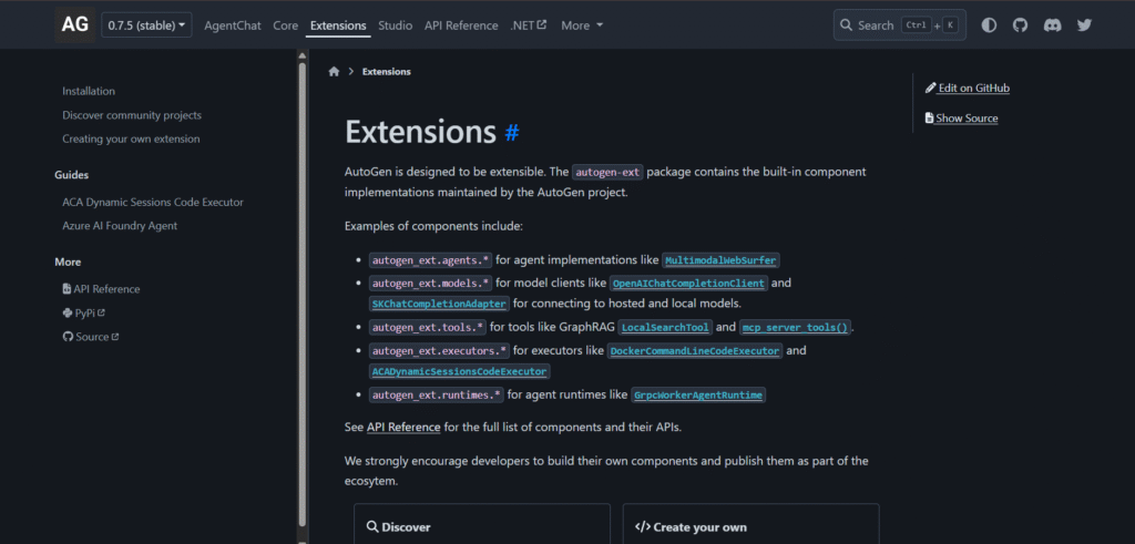 Autogen AI App Extensions