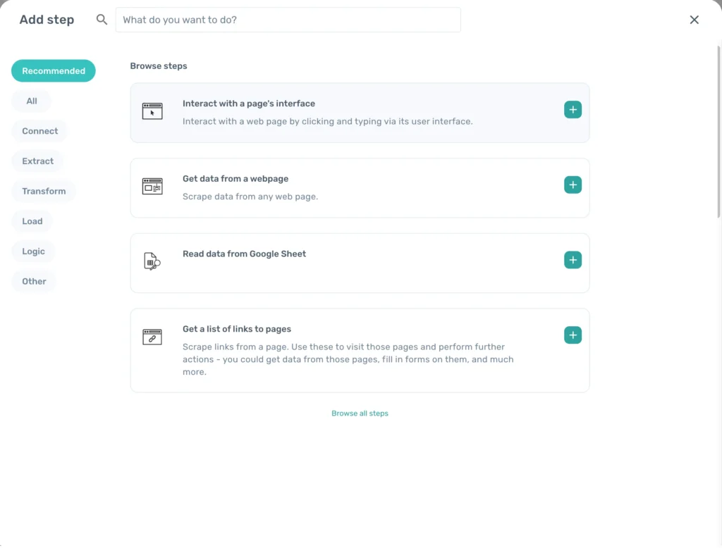 Axiom AI App interact-steps