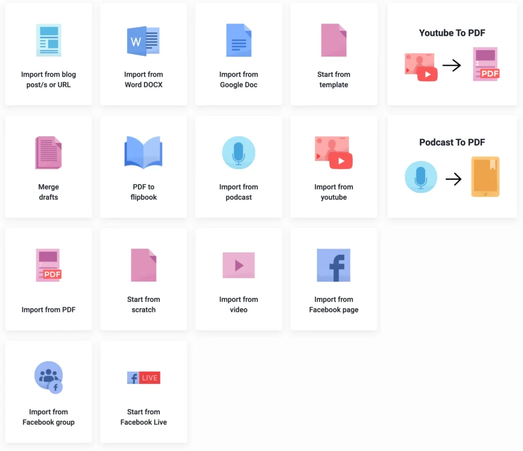 Designrr AI App Import Content
