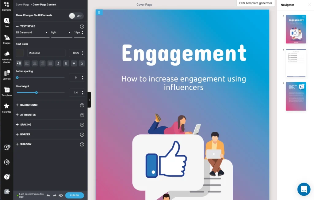 Designrr AI App customize