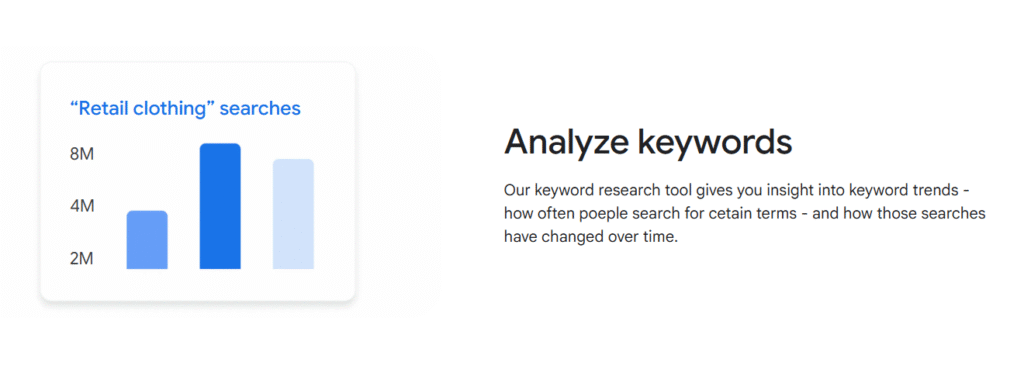 Google Keyword Planner ai app keyword analyzer