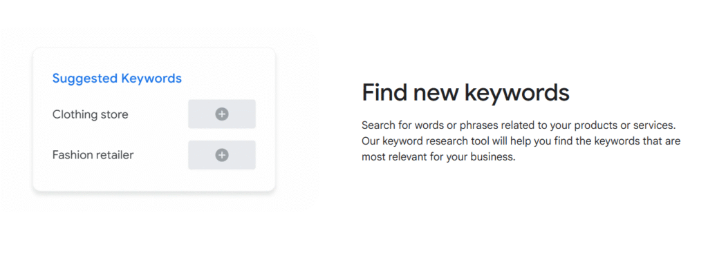 Google Keyword Planner ai app keywords