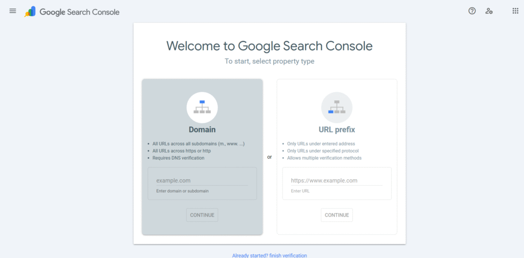 Google Search Console AI App Home