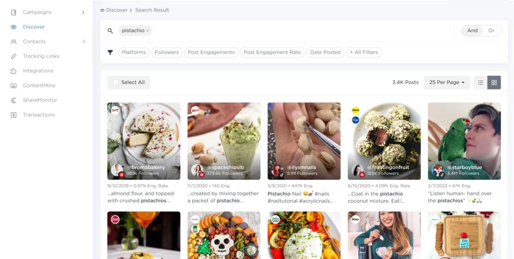 IZEA-AI-App-Flex-Discover