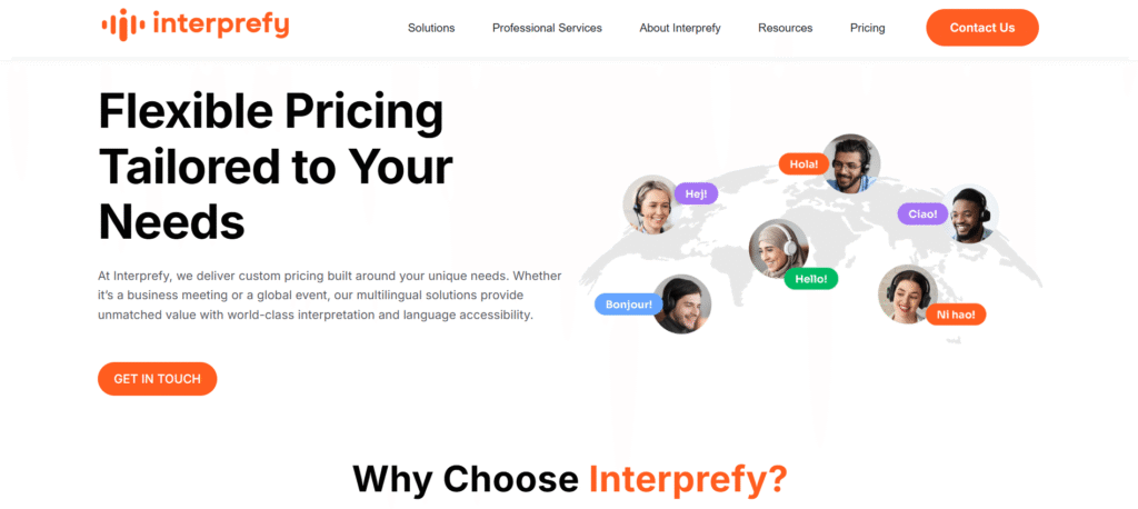 Interprefy AI App Pricing