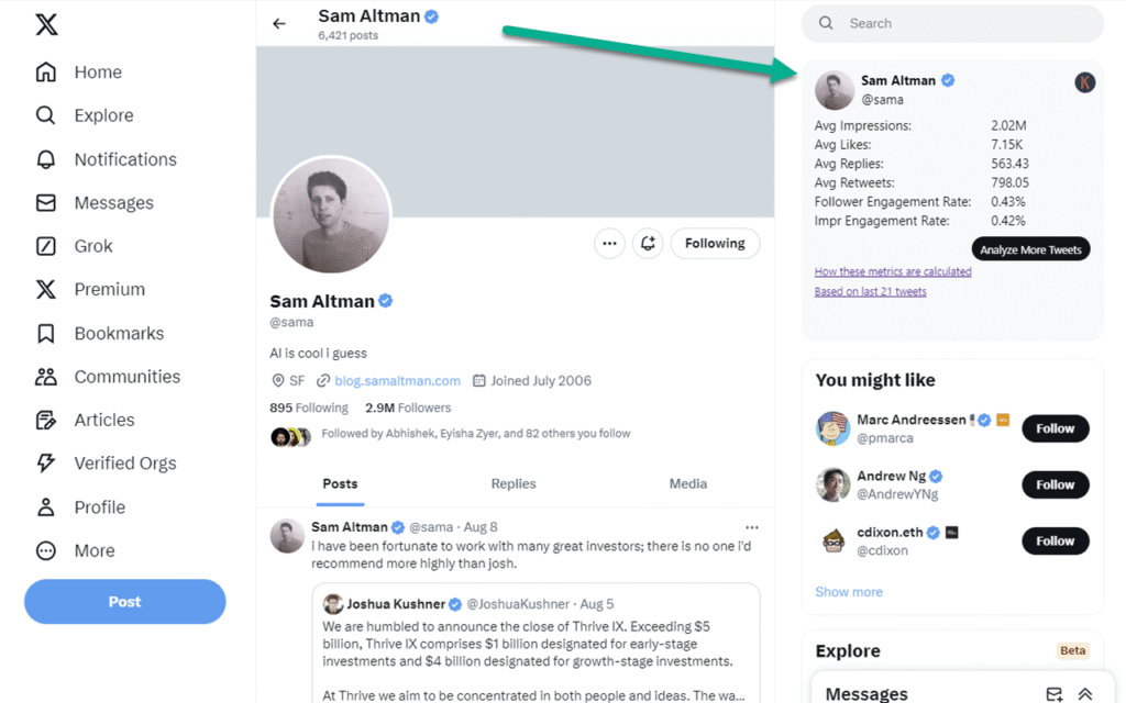 Keywords everywhere ai app twwitter keywords suggestions