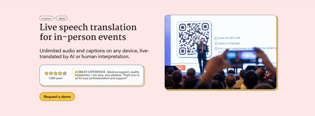 Kudo AI Live Sspeech Translation