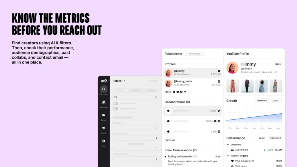Modash ai app find creators