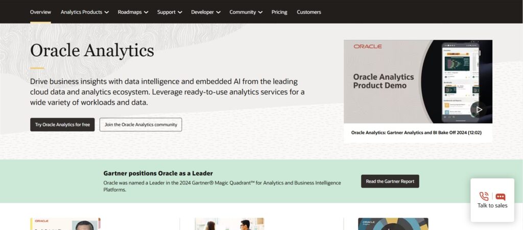 Oracle-Analytics-AI-App-Homepage