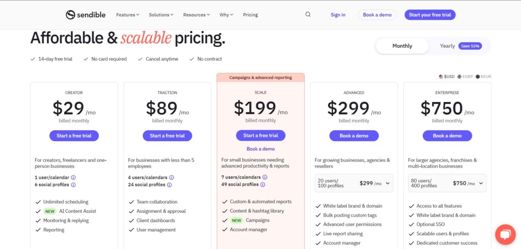 Sendible-AI-App-Pricing