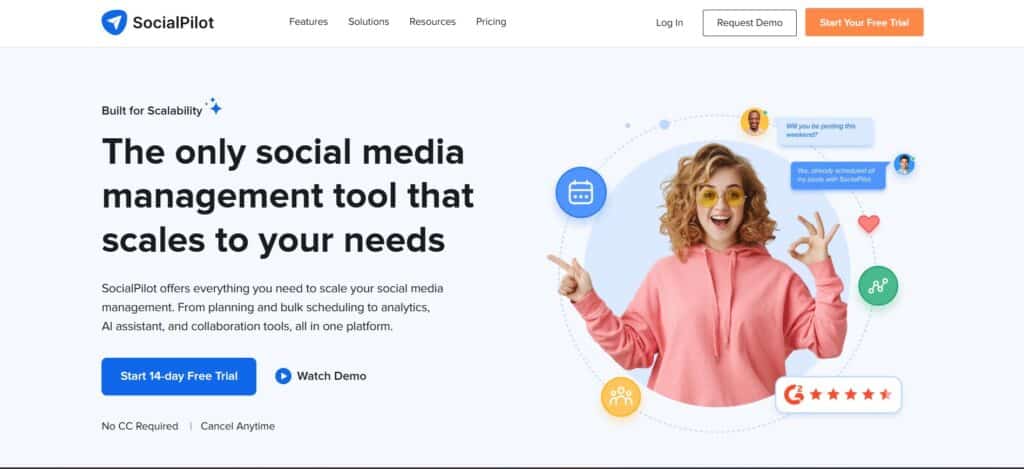 Social-Pilot-AI-App-Homepage