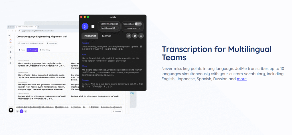 Transcription For Multilingual