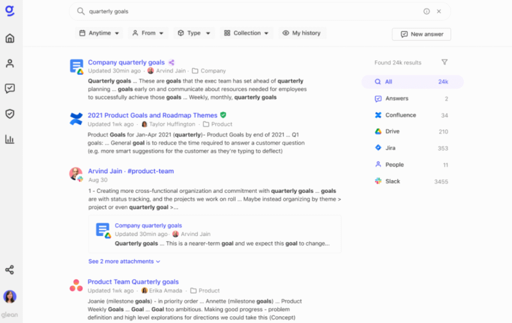 Glean AI App Work