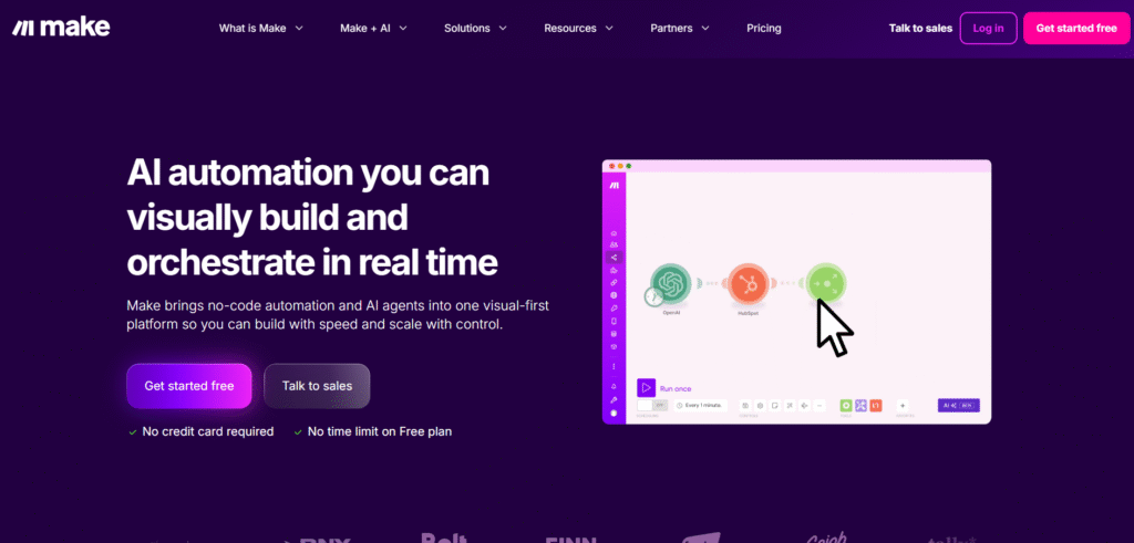 Make AI App Homepage