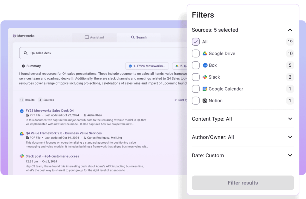 Move works Ai App Find-Answers