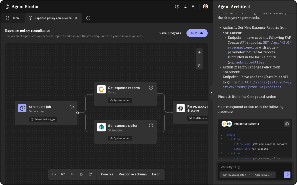 Move works Ai App agent-studio-agent-architect-expense-policy