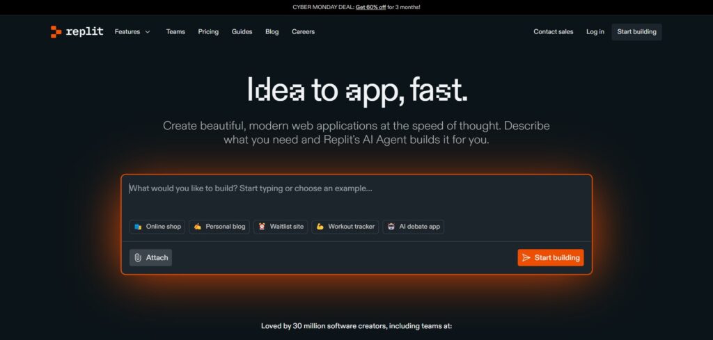 Replit-AI-App-Homepage