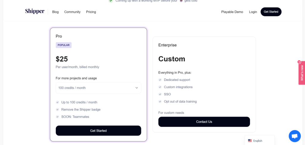Shipper AI App pricing
