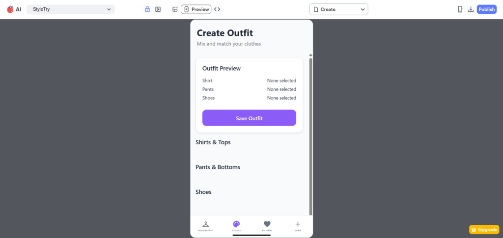 Thunkable AI Developed App