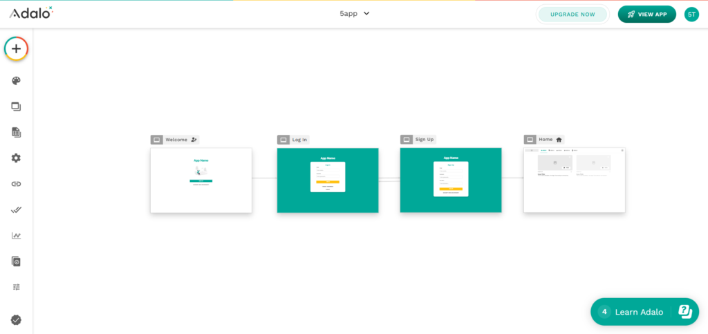 adalo ai app interface building