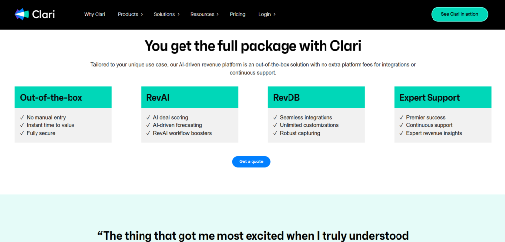 clari AI App Pricing