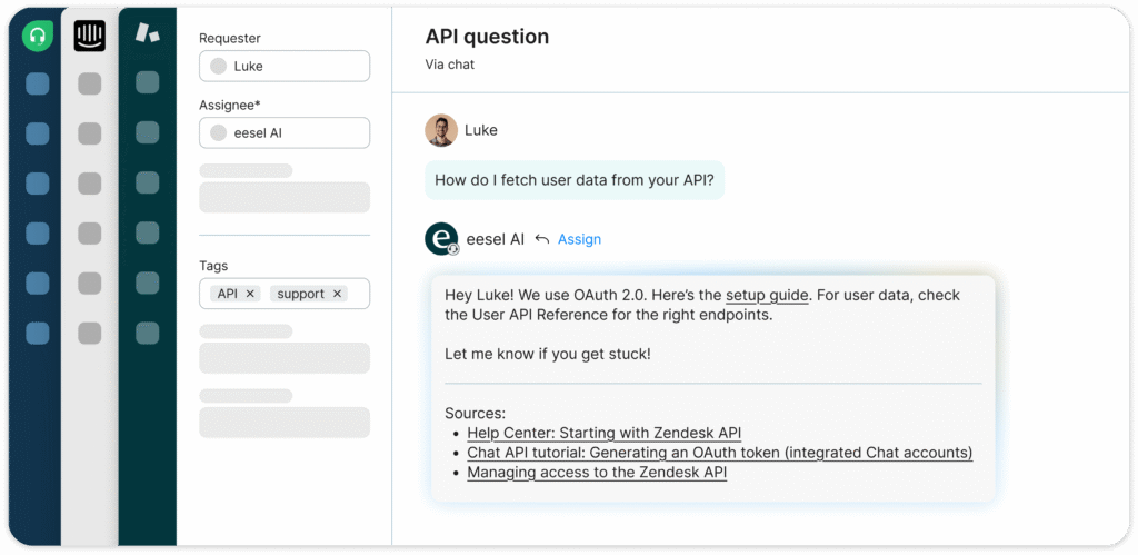 eesel-ai app AI-Agent-Asset