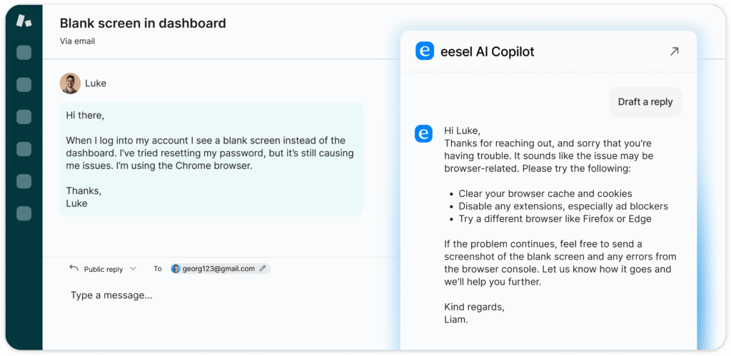 eesel-ai app AI-Copilot