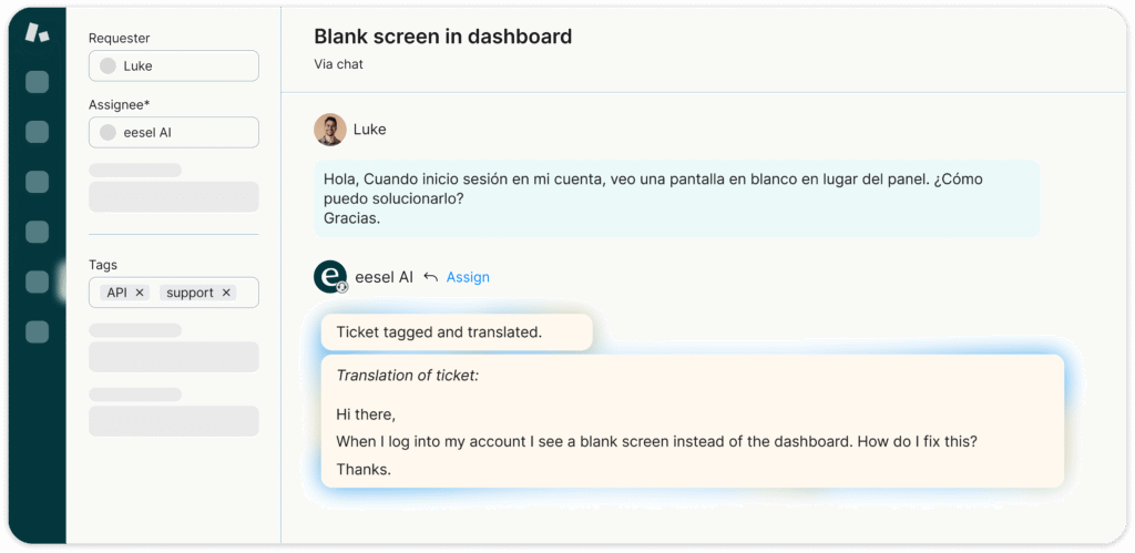 eesel-ai app AI-Triage
