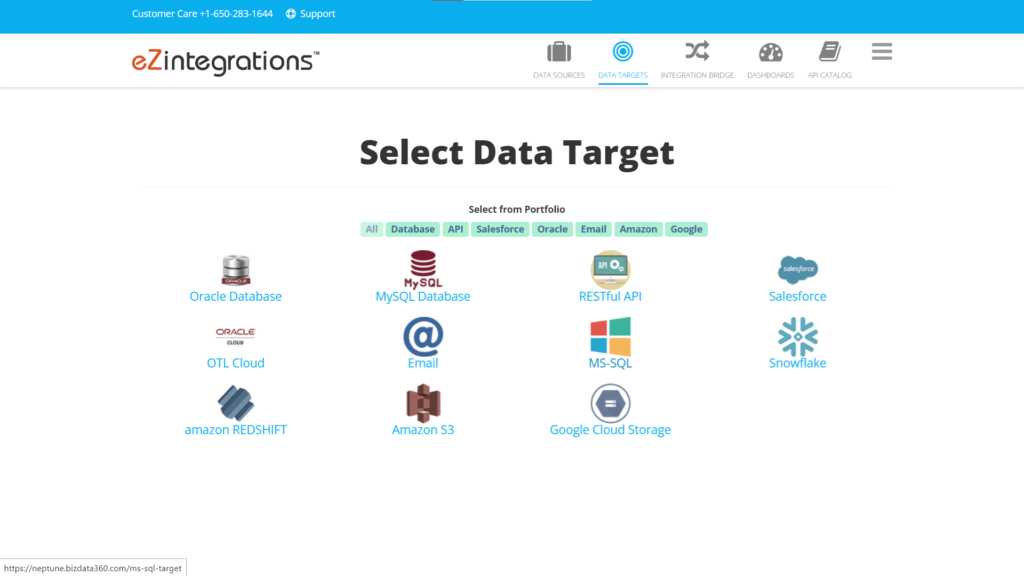 ezintegrations ai app data target