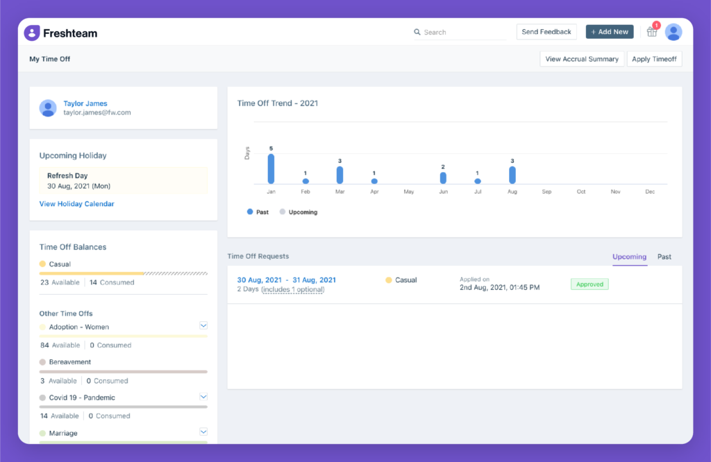 freshteam-ai app timeoff