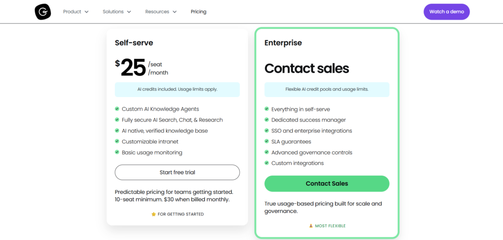 getguru ai app pricing